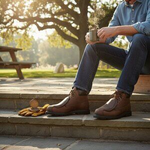 Red Wing Taconite 5486 Nubuck Oil Tanned Leather Steel Toe Work Boot, Si…